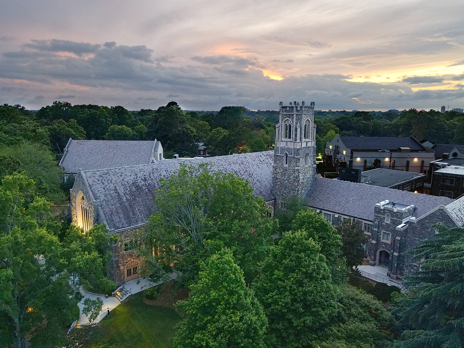 Myers Park Presbyterian Church campus in Charlotte