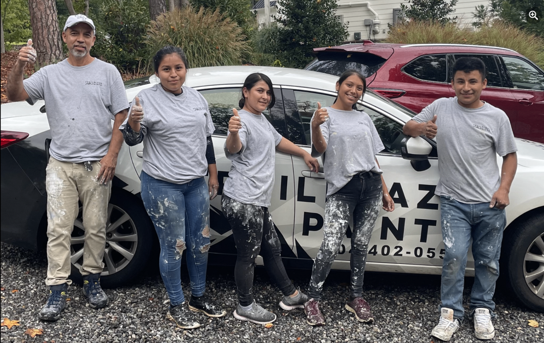 The Trailblaze Paints team in Mooresville, North Carolina